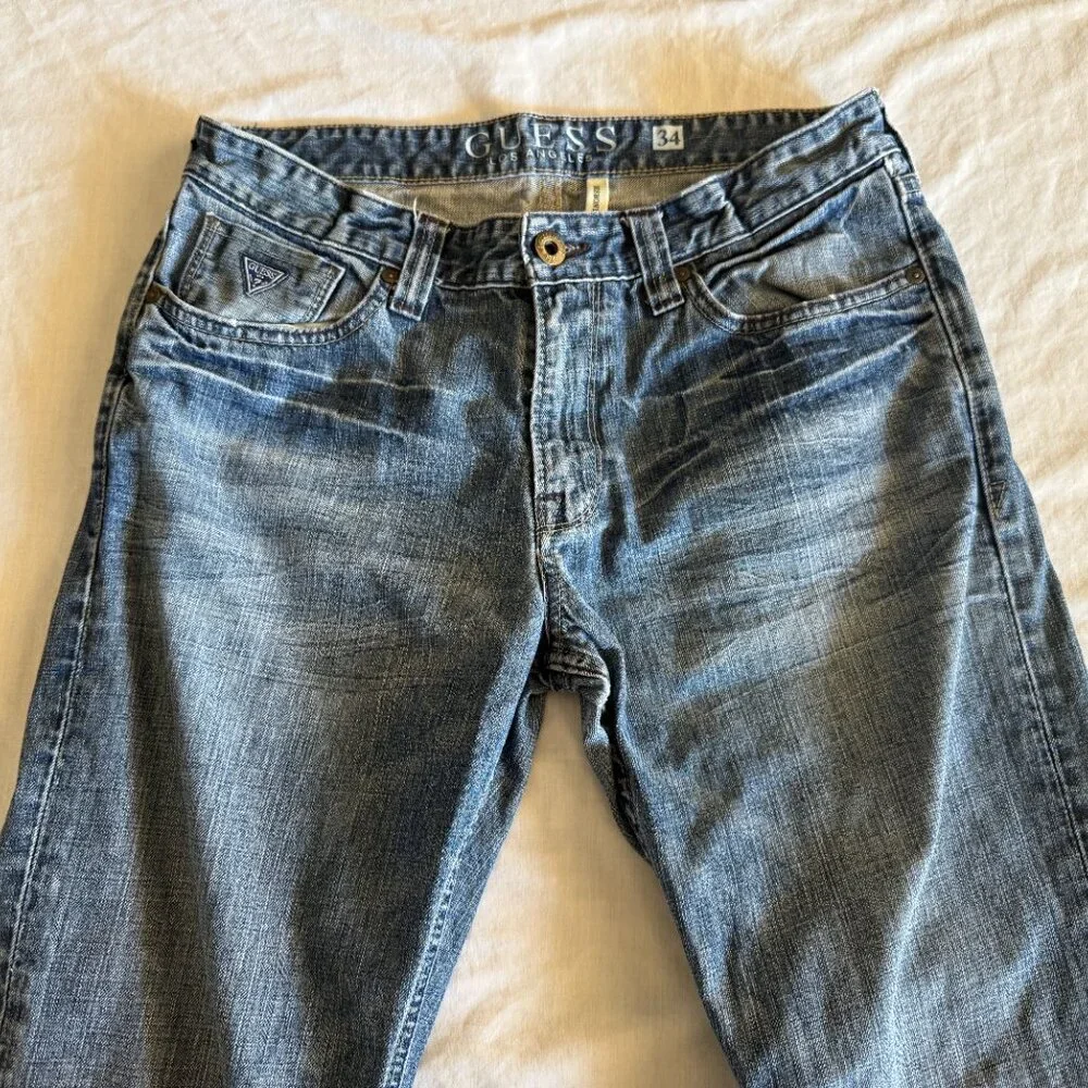 Guess Desmond Relaxed Fit Jeans Size 34 x 32